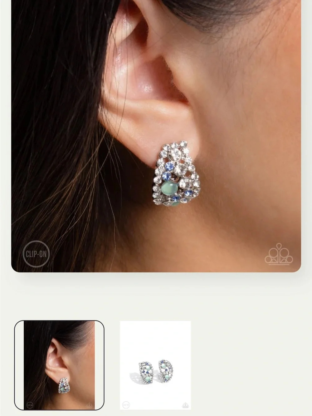 💎🟢💎 “ELITE EMBRACE” GREEN CLIP-ON EARRINGS ~ PAPARAZZI❗️ SO COMFORTABLE❗️💎🟢💎